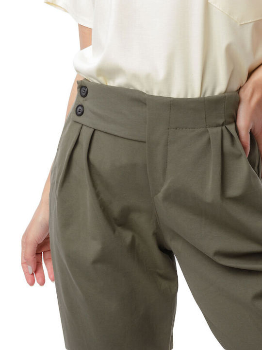 Pantaloni Dama Kaki Din Bumbac