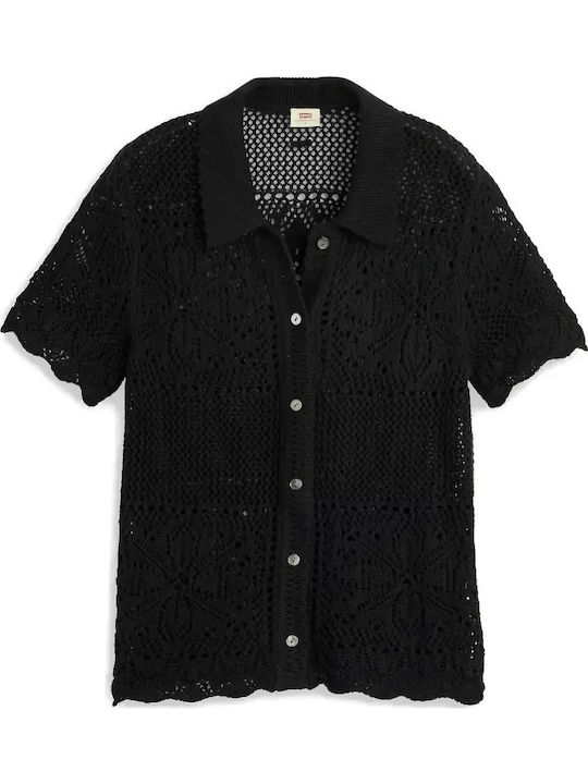 Cardigan Scurt Pentru Femei Tricotat Cu Nasturi Anthracite