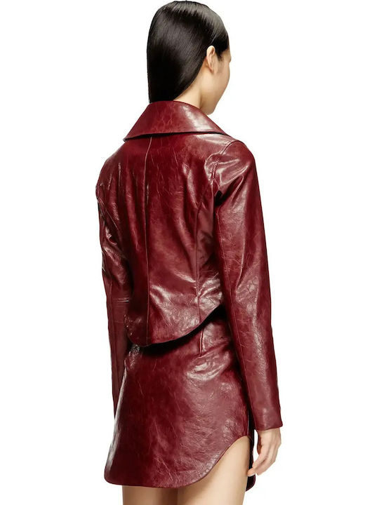 Women's Burgundy Coat