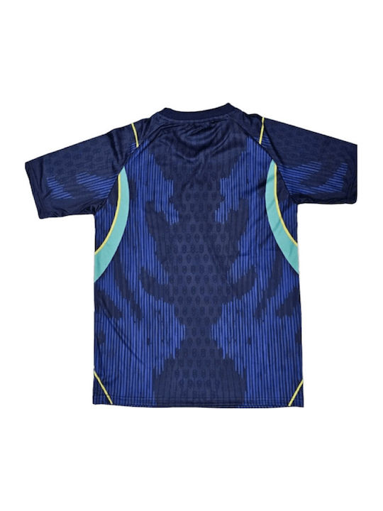 Brazil National Football Jersey 2026 Mundial 2026 Blue Balón De Oro Unisex Blue Ab148