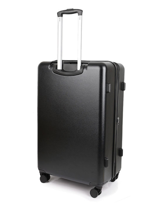 Calvin Klein Horizon Large Hard Suitcase Black with 4 Wheels