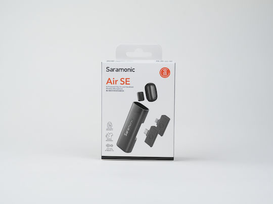 Saramonic AIR SE-02 Ασύρματο Πυκνωτικό Μικρόφωνο Clip On Δημοσιογραφικό