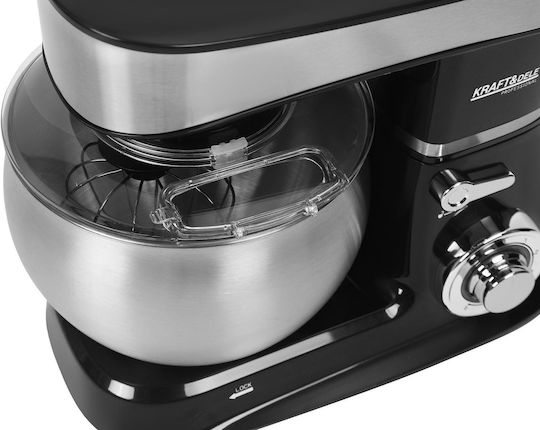 Kraft & Dele Mixer Planetar 2500W cu Bol Inox 6l