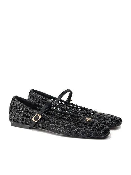 Women's Ballerina Shoes in Black Colour