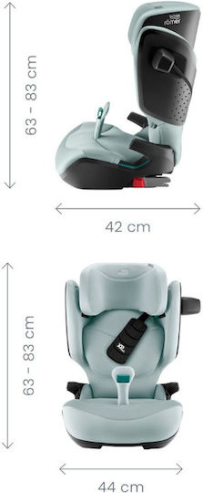 Britax Romer Kidfix Pro Lux i-Size Scaun Auto i-Size cu Isofix Onyx Negru 15-36 kg