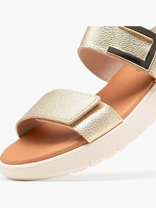 Sommer Damenplattformen Gold