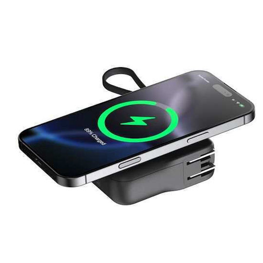 Xtorm Ασύρματος Φορτιστής (Qi Pad) και Καλώδιο USB-C 30W Power Delivery / SuperCharge Μαύρος (TravelPro)