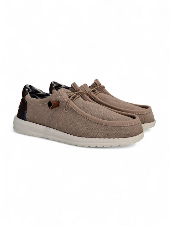 Men's Moccasins in Beige Colour