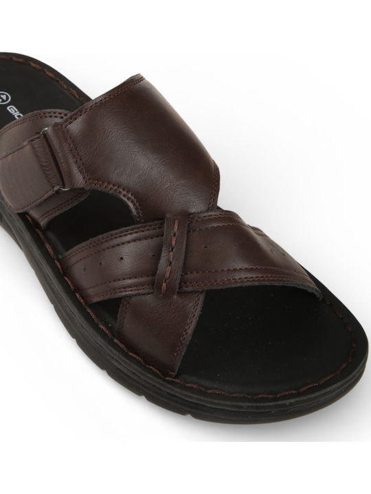 Herrensandalen in Brauner Farbe