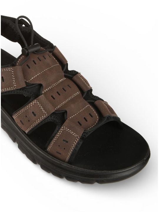 Herrensandalen in Braun Farbe