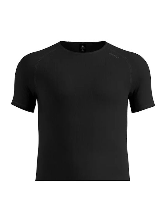 Odlo Active Light Ανδρική Ισοθερμική Κοντομάνικη Μπλούζα Μαύρη