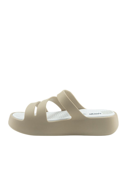 Flip Flops in Beige Colour