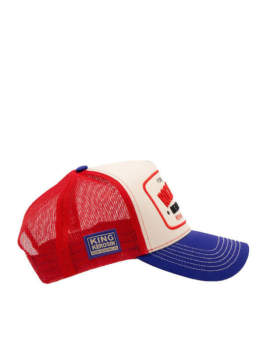King Kerosin Καπέλο Rock 'n' Roll Trucker Cap Beige