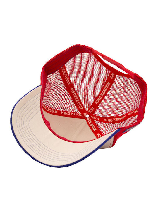 King Kerosin Καπέλο Rock 'n' Roll Trucker Cap Beige