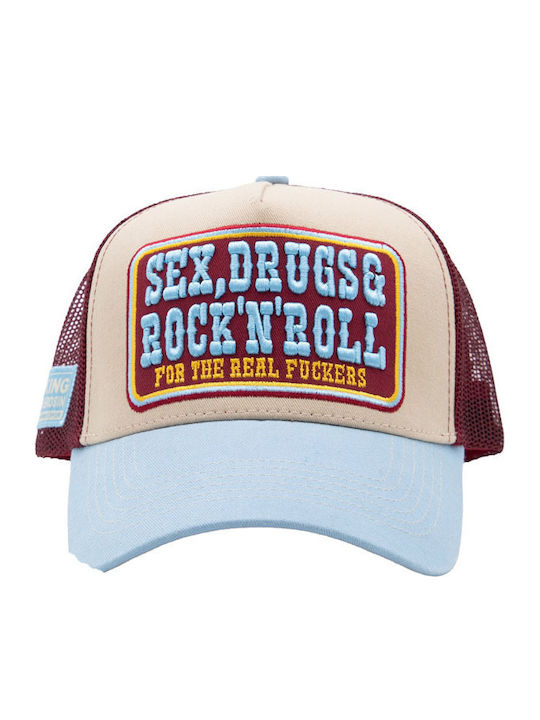 King Kerosin Καπέλο Sex Drugs Rock'n'roll Trucker Cap King Kerosin Καπέλο Sex Drugs Rock'n'roll Trucker Cap