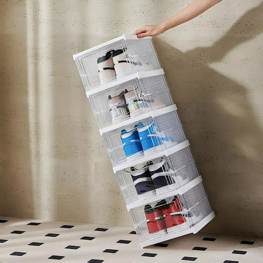 Plastic Shoe Storage Case 110x25.5x110cm