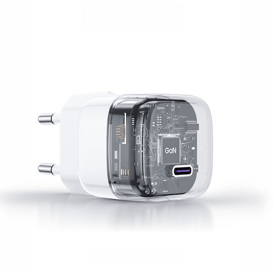 Yesido Yesido Kabeloser USB-C 35W Stromlieferung Weißer (YC103)