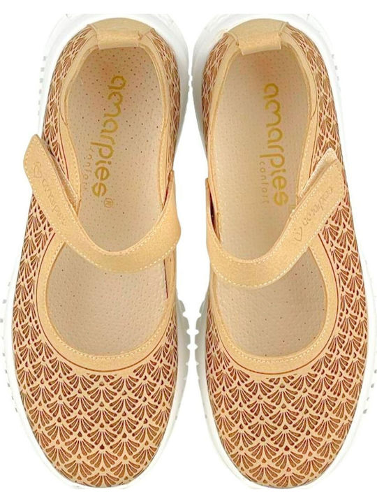 Anatomic Women's Canvas Brown Slip-Ons
