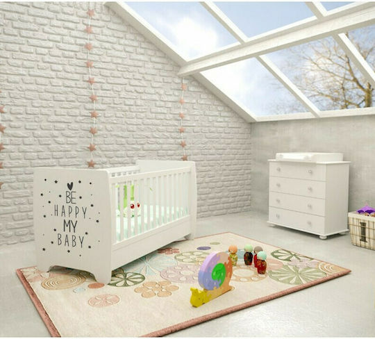 Asterias Bebe Polymorphic Crib Chios Margarita White