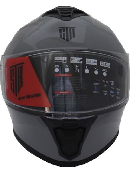 STR GT-2 Motorcycle Helmet Full Face ECE 22.06 1450gr