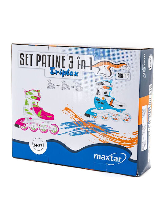 Maxtar Role Reglabile În Linie Roz Copii