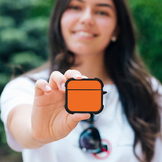Sonique Colorbloc Series Silicone Case in Orange for Apple AirPods 4