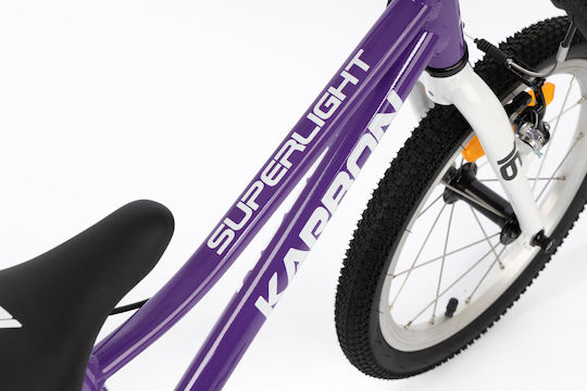 Karbon 16" Kinderfahrrad BMX mit Aluminiumrahmen 2026 Lila