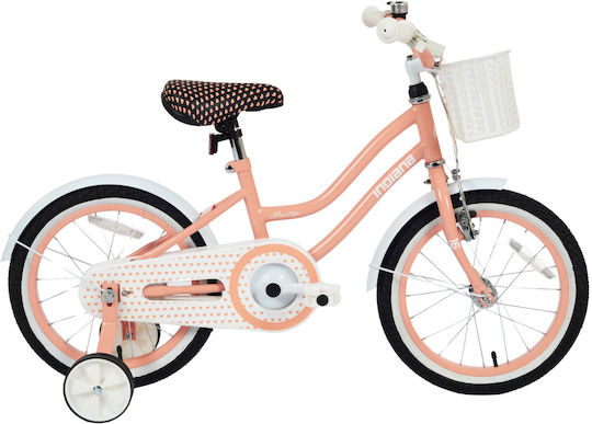 Indiana Pretty 16" Παιδικό Ποδήλατo BMX Πορτοκαλί