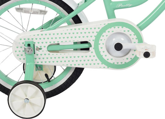 Indiana Pretty 16" Παιδικό Ποδήλατo BMX Πράσινο