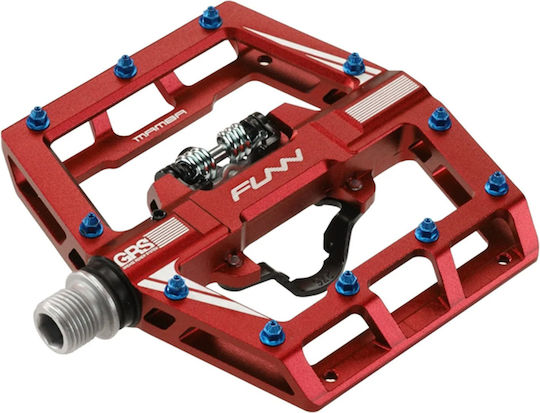 Funn Bicycle Pedals Red