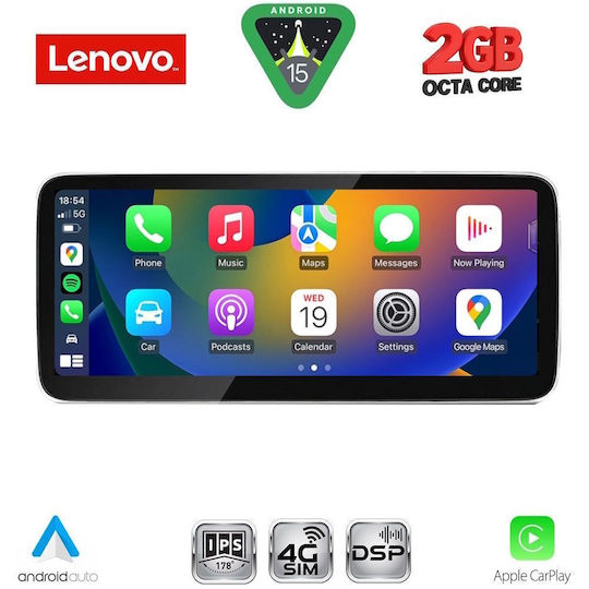 Lenovo Car Audio System for Audi A4 2016 Bluetooth USB AUX WiFi GPS Apple CarPlay Android Auto with 10.33" Touch Screen