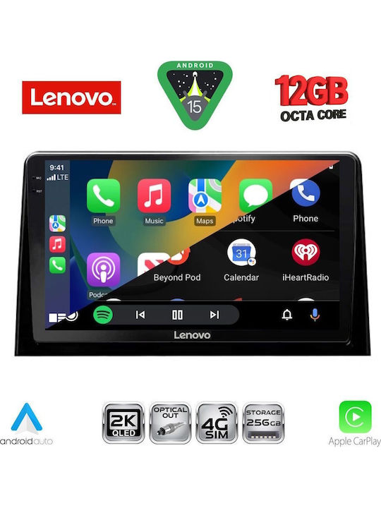 Lenovo Car Audio System for Peugeot Partner Opel Combo Fiat Doblo Toyota Proace Citroen Berlingo 2018 with Touch Screen 10 inches LENOVO SSZ 12082 CPA