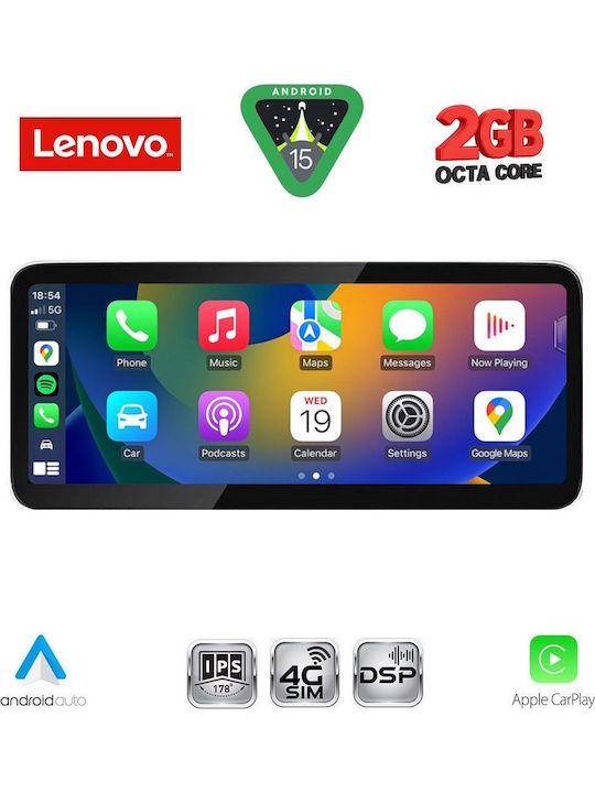 Lenovo Lenovo Auto-Audiosystem Für Mercedes-Benz C Klasse 2007-2010 Bluetooth USB AUX Eingebautes Wi-Fi GPS Apple CarPlay Android Auto Mit Touchscreen 10.33 Zoll LVF 11984 CPA