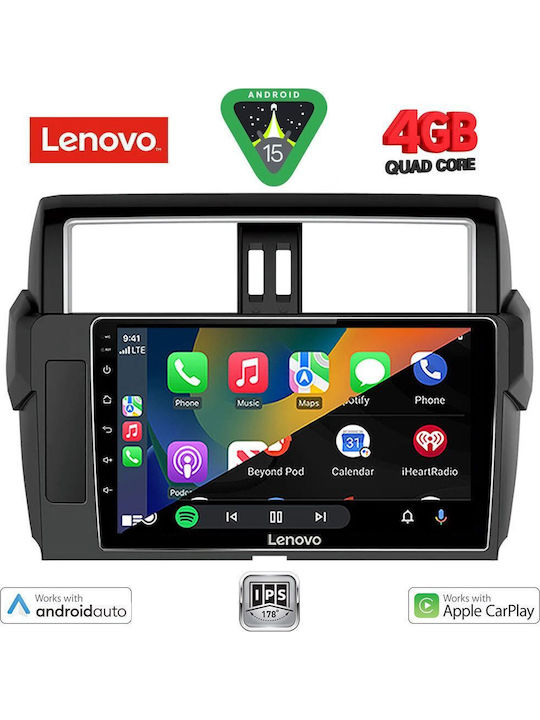 Lenovo Lenovo Auto-Audiosystem Für Toyota Prado 2014-2017 Mit Touchscreen 10 Zoll Bluetooth USB WiFi GPS Apple CarPlay Android Auto