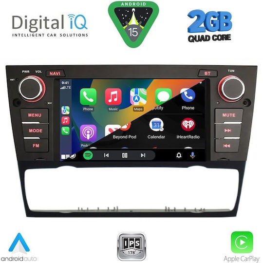 Digital IQ Ηχοσύστημα Αυτοκινήτου για BMW E46 1998-2005 (Bluetooth/USB/WiFi/GPS/Apple-Carplay/Android-Auto) με Οθόνη Αφής 7"