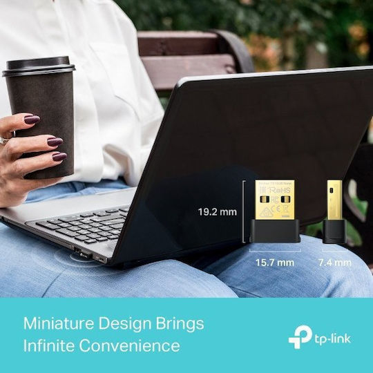 TP-LINK Nano Drahtloser USB Netzwerkadapter 600Mbps