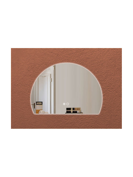 Polihome Wandspiegel Oval Mit Rahmen 100x80cm