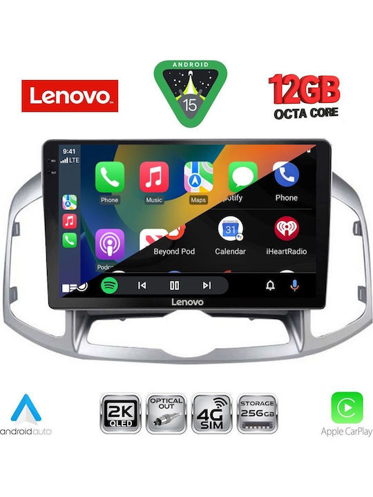 Lenovo Car Audio System for Chevrolet Captiva 2012-2018 Bluetooth USB WiFi GPS Apple CarPlay Android Auto with 10" Touch Screen