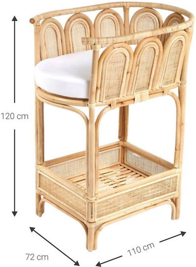 Baby Changing Table Brown 55x47x100cm