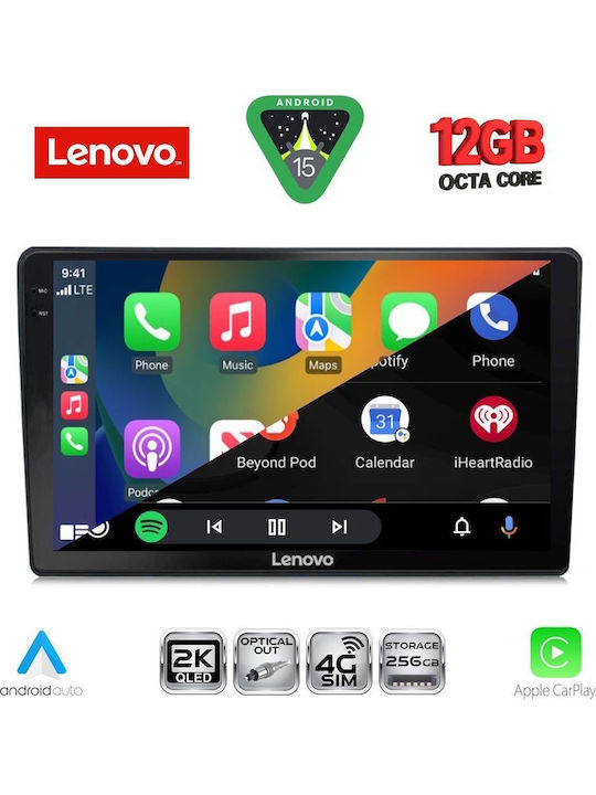 Lenovo Car Audio System for Mazda 2 2002-2007 Bluetooth USB WiFi GPS Apple CarPlay Android Auto with 9" Touch Screen