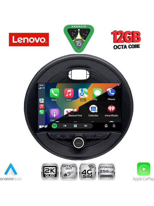 Lenovo Car Audio System for Mini Cooper Clubman Roadster and Countryman 2016-2026 Bluetooth USB Wi-Fi GPS Apple CarPlay Android Auto with 9" Touch Screen LENOVO SSZ 12066 CPA