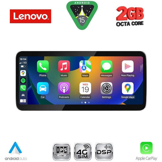 Lenovo Car Audio System for BMW G30 2018-2014 Bluetooth USB AUX WiFi GPS Apple CarPlay Android Auto with 10.33" Touch Screen