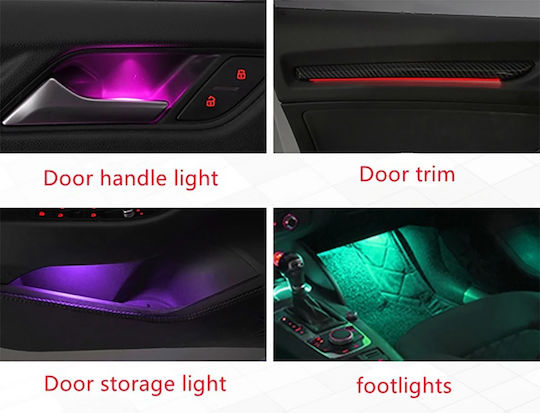 Diq Ambient Audi A3 8v Dyn Dragon Scale Style Digital Iq Dynamic Ambient Light Audi A3 Mod 2013-2021 25 Lights Airvent