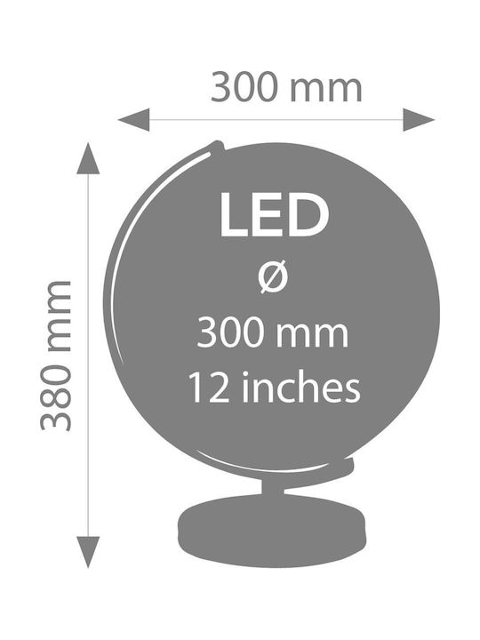 Glob Pământesc Iluminat Troika "Stellar Light Touch" G3011-yeao/ab
