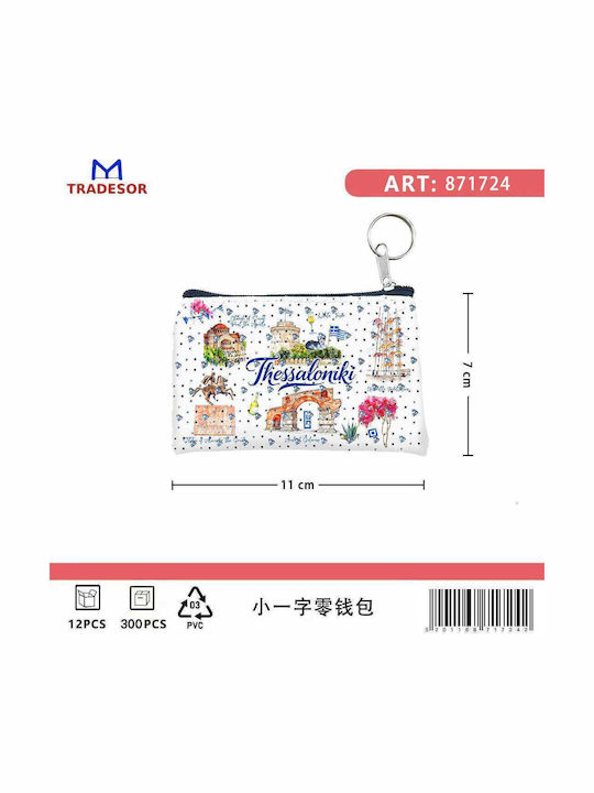 Πορτοφόλι Souvenir Μπρελόκ Σετ 10pcs Pvc Thessaloniki 11*7cm 871724