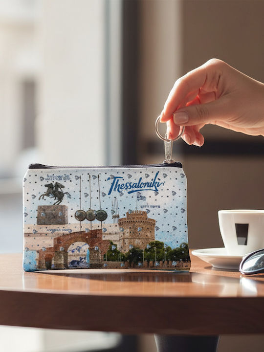 Wallet Souvenir Keychain Set 10pcs Pvc Thessaloniki 11*7cm 871726