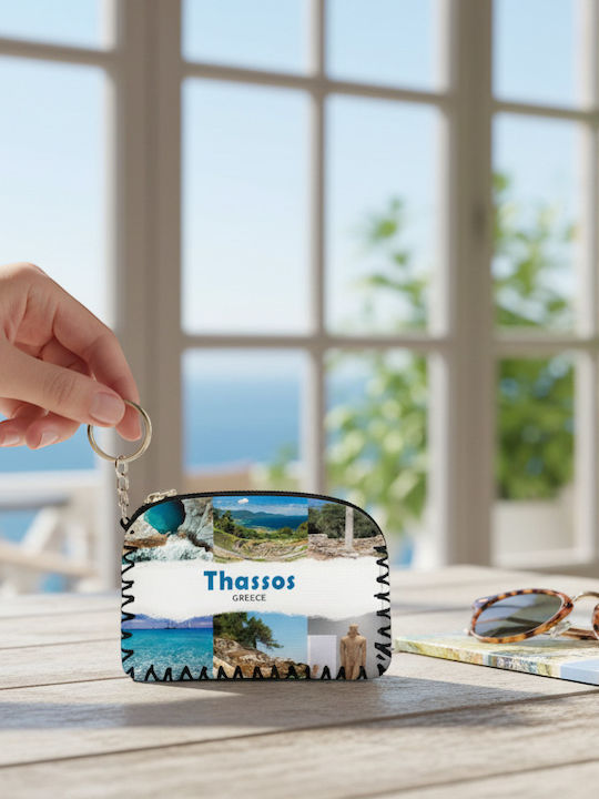 Πορτοφόλι Souvenir Μπρελόκ Σετ 10pcs Pvc Thassos 14*9cm 871753