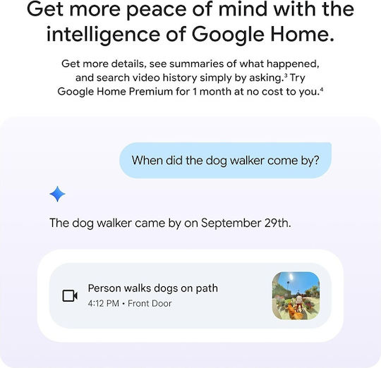 Google Clopoțel De Ușă Compatibil Cu Google Home