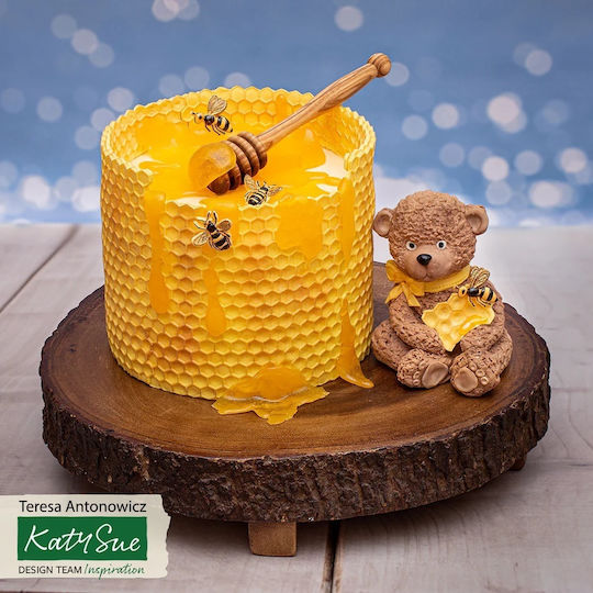 Katy Sue Silikon Keksausstecher Honigwaben & Bienen
