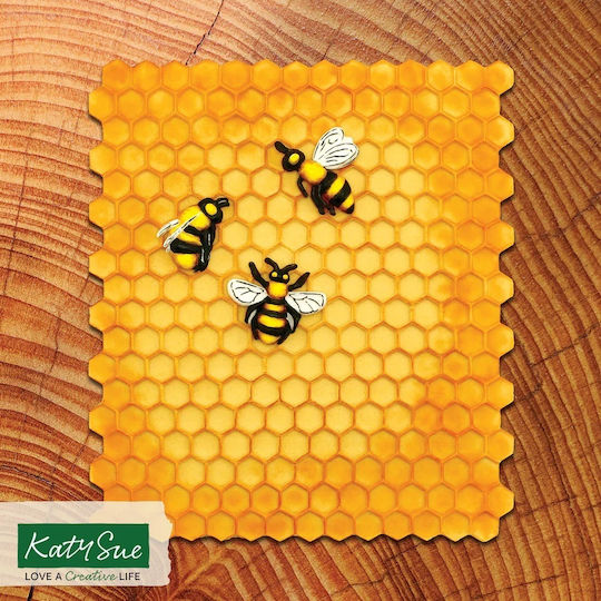 Katy Sue Silikon Keksausstecher Honigwaben & Bienen